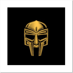 MF DOOM 3D MASK GOLDEN Posters and Art